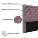 Ver imagem 4 de Cabeceira Cama Box Solteiro 90 Cm Tania Veludo S04 - D'Rossi Uva