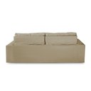 Ver mais imagens de Sofá Retrátil e Reclinável 2 Lugares com Molas 1,80m Veronica Suede Bege
