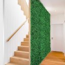 Ver imagem 7 de 1 Placa Amendoim Artificial 60x40 Folhagem Verde para Jardim Vertical Interno, Parede e Muro Inglês