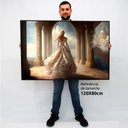 Ver imagem 2 de Quadro Decorativo Reino Encantado em Moldura Caixa Tacolado Moldura Caixa 3cm Madeira sem Vidro 80 X