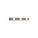 Ver imagem 1 de LUMINÁRIA PAREDE ARANDELA CAMARIM MAKE 03 LAMP BRONZE MATE - 1502/3 BZM