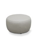 Ver imagem 5 de Kit 2 Puffs Decorativos Mariele Sala de Estar Pés em Madeira Couro Off White G88 - Gran Belo