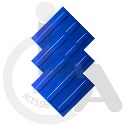 KIT 16 PÇS PISO TÁTIL PVC 25x25 DIRECIONAL AZUL - 2