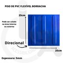 Ver imagem 3 de KIT 16 PÇS PISO TÁTIL PVC 25x25 DIRECIONAL AZUL