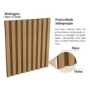 Ver imagem 5 de Ripa Poliestireno Branca Santa Luzia 280cmX30mmX16mm (02un)