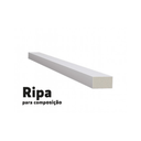 Ver imagem 2 de Ripa Poliestireno Branca Santa Luzia 280cmX30mmX16mm (02un)