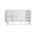 Ver imagem 3 de Gabinete Ideal Prime de Aço para Cozinha C/ 4 Gavetas 1,50 - Branco