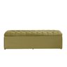 Calçadeira Baú Imperatriz 138 cm Suede Amarelo - 1
