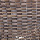 Ver imagem 3 de Jogo 4 Cadeiras Emily e Mesa com Tampo Ripado em Alumínio para Piscina, Área e Jardim Trama Original