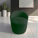 Ver imagem 1 de Poltrona Decorativa Yara Orgânica Veludo Verde