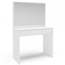 Ver imagem 2 de Penteadeira Virgínia 1 Gaveta Branco - Politorno