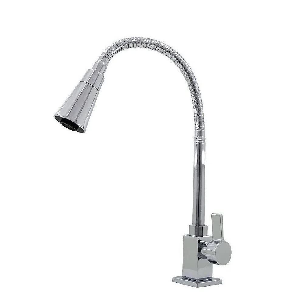 Torneira Gourmet Quadrada em Metal Cozinha Bancada Flexível Casagrande Mundial - 4