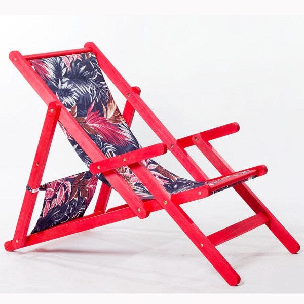 Cadeira Opi com Braços Mão e Formão - Tecido 18663-2 - 1