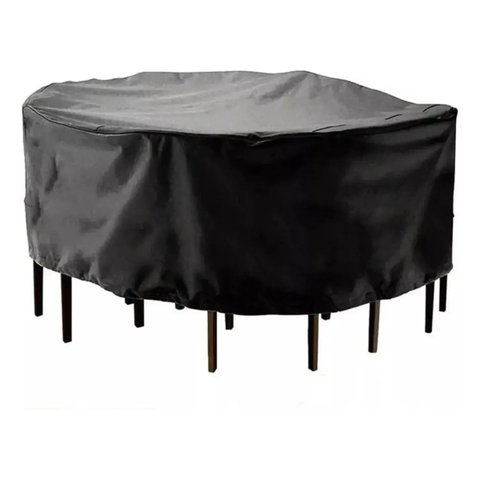 Capa Impermeável Compatível Mesa Redonda 180x140 Cm