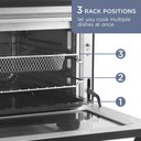 Ver imagem 4 de Elite Gourmet Eaf9100 Maxi-matic Forno Elétrico 25l Air Fryer Preto