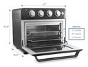 Ver imagem 7 de Elite Gourmet Eaf9100 Maxi-matic Forno Elétrico 25l Air Fryer Preto