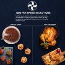 Ver imagem 6 de Elite Gourmet Eaf9100 Maxi-matic Forno Elétrico 25l Air Fryer Preto