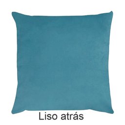 Kit 2 Capas para Almofada Drapeada em Veludo Quadrada 60x60 Azul Turquesa - 5