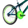 Bicicleta Infantil Aro 20 Aero + Kit Passeio Verde Escuro - 16