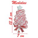 Ver imagem 2 de Enfeite Pendente para Árvore de Natal Pinheirinho 13,5cm