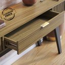 Ver imagem 4 de Aparador para Sala 136 Cm com Gaveta Riv1525 Noce Milano Clb