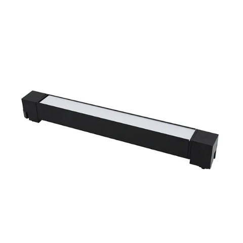 LUMINÁRIA PARA TRILHO LINEAR 20W 3000K BIVOLT PRETO OPUS