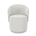 Ver imagem 5 de Poltrona Decorativa Orgânica Fixa para Sala Kit 2 Malu Bouclê Cinza M11 - D'Rossi