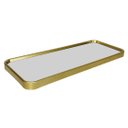 Ver imagem 4 de Bandeja Espelhada Banheiro Lavabo Decorativa Multiuso Cor Dourado
