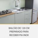 Ver imagem 4 de Cozinha Modulada 5 Peças Ripado Nesher Marquesa 100% Mdf