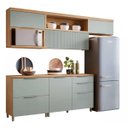 Ver mais imagens de Cozinha Modulada 5 Peças Ripado Nesher Marquesa 100% Mdf