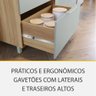 Cozinha Modulada 5 Peças Ripado Nesher Marquesa 100% Mdf - 9