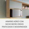 Cozinha Modulada 5 Peças Ripado Nesher Marquesa 100% Mdf - 3