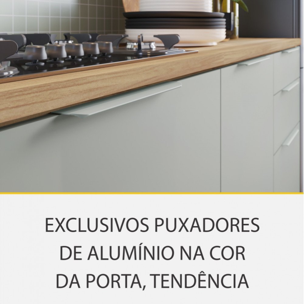 Cozinha 5 Peças Ripado Nesher Marquesa 100% Mdf - 4