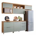 Ver mais imagens de Cozinha Modulada 5 Peças Ripado Nesher Marquesa 100% MDF