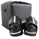 Ver imagem 1 de ALFORGE PARA MOTO 60L + BAÚ FLEXÍVEL