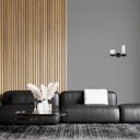 Ver imagem 3 de Arandela Akemi Preto Starlux VL017 2 Cúpulas Vidro + LED 2X G9 BF ST2534