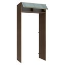 Ver imagem 5 de Porta-geladeira 103 Cm 1 Porta Basculante Rustic/cinza Lux Madesa