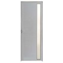 Ver imagem 2 de Porta de Giro Alumínio Branco Lambril c/Maçaneta Visor Lateral Maxx - 210x60 - Direita