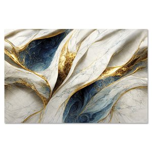 Quadro Decorativo Abstrato, Tela em Canvas  ideal para e Sala , Quarto e Hall de entrada (100x70 cm)