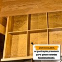 Ver mais imagens de Guarda-Roupa Casal 6 Portas com LED e Vidro Reflecta 5 Gavetas Bélgica