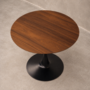 Ver imagem 3 de Mesa de Jantar Redonda Saarinen Basic Imbuia 110cm Design Moderno