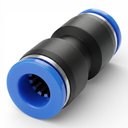 Ver imagem 5 de Conexão União Emenda Reta 8mm Pu Pneumática Engate Rápido - 10 Peças