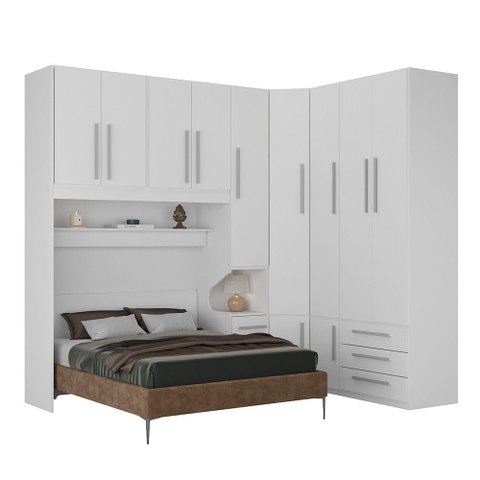 Dormitório de Casal 1218 Direito Branco
