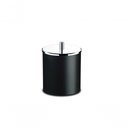Ver imagem 1 de Lixeira Pp Tampa Inox Ø 18,5 X 23 Cm Preto Brinox