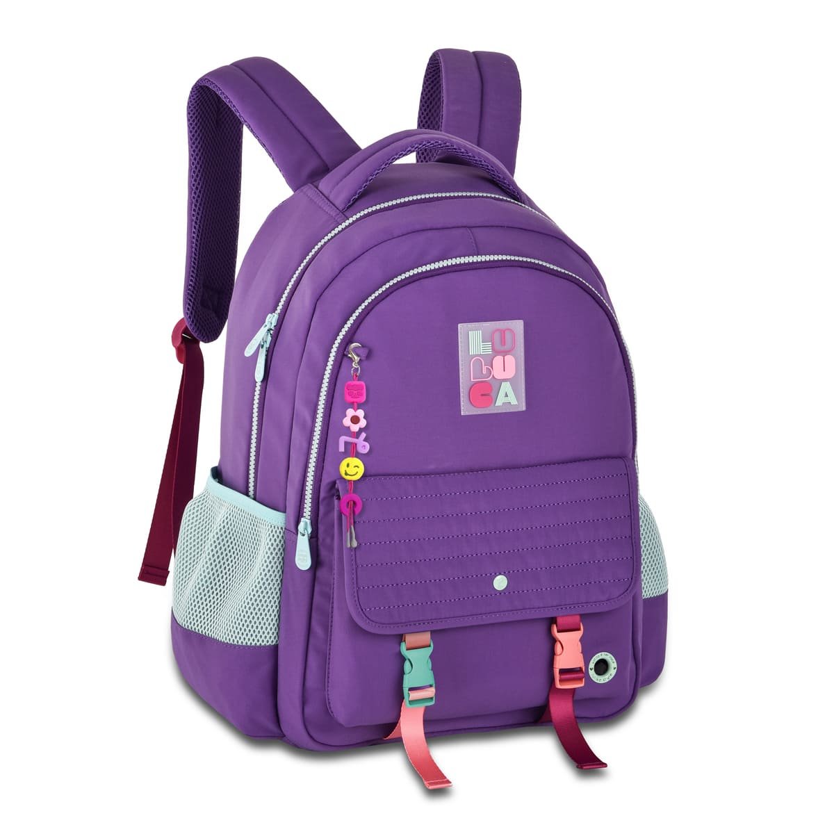 Mochila Escolar Luluca Kit com Garrafa Térmica Adolescente - 5