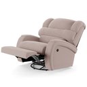 Ver imagem 6 de Poltrona do Papai Reclinável Napoli Glider Giratória Usb Veludo Rosê Fh1 - D'Rossi