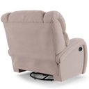 Ver imagem 7 de Poltrona do Papai Reclinável Napoli Glider Giratória Usb Veludo Rosê Fh1 - D'Rossi