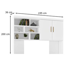 Módulo Infantil Aéreo Chiara Branco Brilho - Phoenix Baby - 2