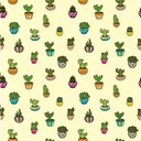 Ver imagem 2 de Papel de Parede Cactos 2 Arte Destaque 2 Metros