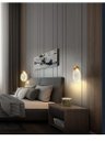 Ver imagem 4 de Pendente Redondo Cristal Bolhas Luminária Moeda Bolachao Led 7w 3500k Cabeceira Lavabo Balcão Equipe